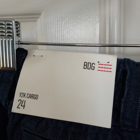 NWT Urban Outfitters Y2K cargos, blue, 24 - Picture 4 of 8